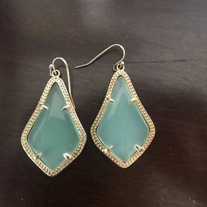 Kendra Scott Mint Iridescent Earrings